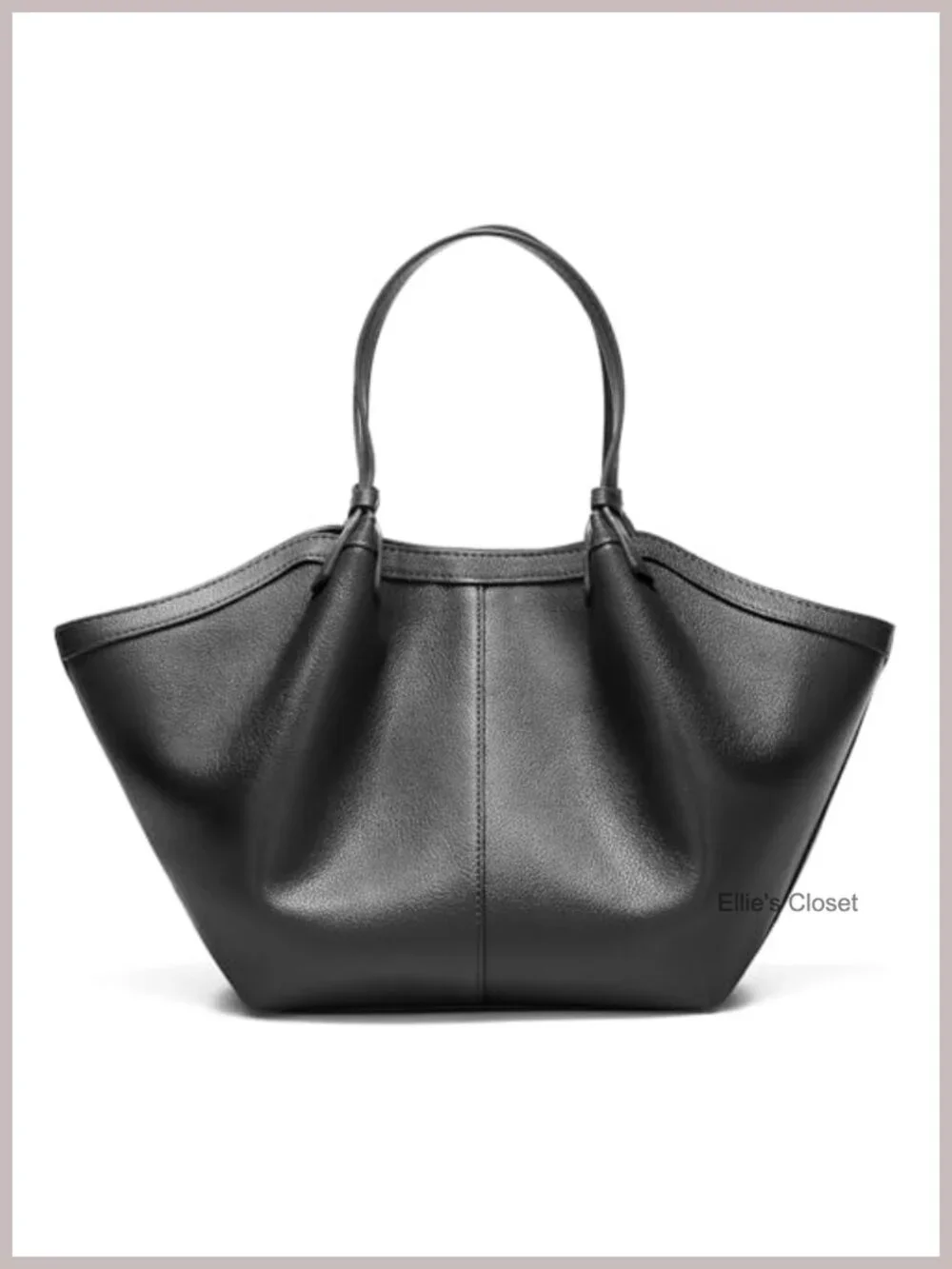 Faux Leather Tote Bag for Women, Large Capacity Satchel with Shoulder Strap
